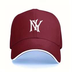 Unisex NY Style Baseball Cap – Minimalist Casual Adjustable Hat