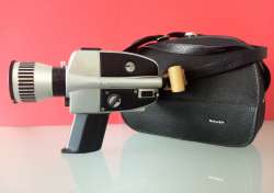 Vintage Design // Bauer C Royal. 10-Zoom. Super 8 Movie Camera /good condition.