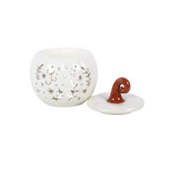 Cream Folk Pumpkin Oil Burner and Wax Warmer