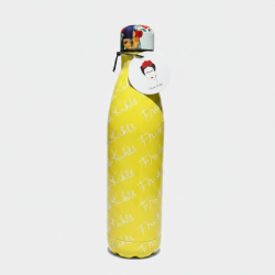 Frida Kahlo Yellow Insulated Water Bottle 750ml Reusable Flask Hot & Cold Drinks Travel Gift