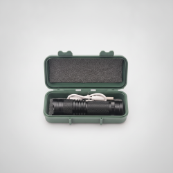 Mini USB Rechargeable LED Flashlight Torch Compact Portable Bright Outdoor Emergency Light