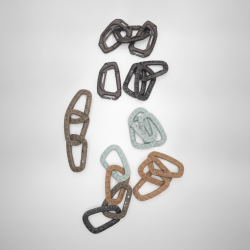 Polymer Tactical Shackle D-Ring Carabiner Clip MOLLE Webbing Gear Attachment Outdoor EDC Black Tan Grey