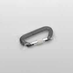 Large Aluminum Locking Carabiner Clip Heavy Duty D-Ring Shackle Outdoor Camping Keychain Hook