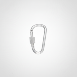 Heavy Duty Stainless Steel Screw Lock Carabiner Shackle Quick Link Snap Hook Key Chain Clip Outdoor Marine Camping