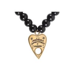 Talking Board Planchette Beaded Charm Bracelet