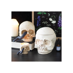 Skull Tealight Holder with Snake home  elegancy