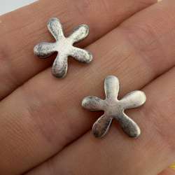 Vintage Stud Of Earrings Sterling Silver 925 Jewelry Women's Stamped Beautiful 2