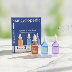 Complete Hydration & Glow Face Serum Set w/ 20% Vitamin C, Hyaluronic & Polyglut