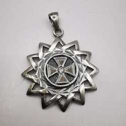 Vintage Elegant Pendant Star of Erzgamma, made of 925 silver, Feonite,  6.72g
