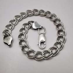 Vintage Very Beautiful Bracelet Jewelry,925 Sterling Silver,,seal, 9,84g