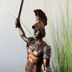 Veronese Alexander the Great Statue, Bronze Macedonian King Figurine Decor Gift