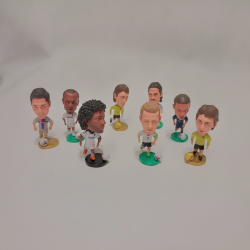 Football Legends Bobblehead Figurines Soccer Player Collectibles Desk Display Fan Gift Toy Set