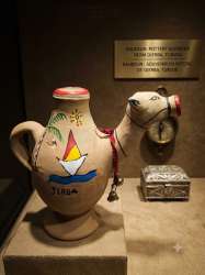 Handcrafted Authentic Tunisian Pottery Camel Figurine Pitcher Souvenir from