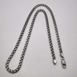 Vintage  Beautiful  Jewelry  Chain Necklece,925 Sterling Silver,Signed , 30,21g
