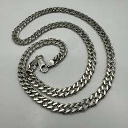 Vintage  Beautiful  Jewelry  Chain Necklece,925 Sterling Silver,Signed , 31,37g