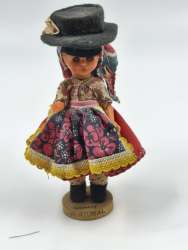 Vintage Algarve Portugal Folk Doll – Traditional Portuguese Souvenir