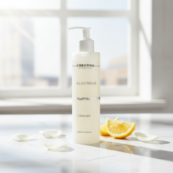 ILLUSTRIOUS Brightening Face Cleanser AHA Glycolic Acid & Lemon Extract - Gentle Daily Wash 300ml