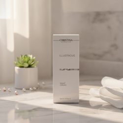 ILLUSTRIOUS Brightening Night Cream 50ml - Skin Renewal, Even Tone, Gentle Exfoliation