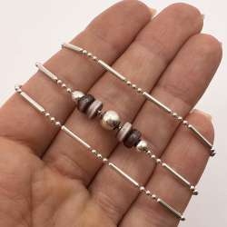 Fine Vintage Sterling Silver 925 Women's Jewelry Chain Necklace Italy 5 gr