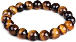 gem stone bracelets for mens Tiger's eye
