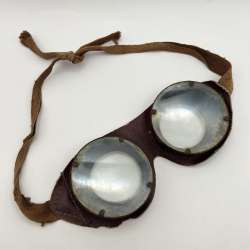 1960's Vintage Soviet USSR Welding Motorcycle Aviator Safety Sunglasses