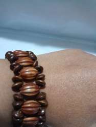 Women Jewelry Gift Bangle Bracelet Fashion Vintage Handmade Brown Color