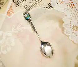 Vintage silver spoon 800 sterling silver collectible Germany