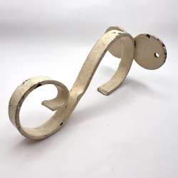 Vintage Old Coat Wall Hook Hat Dress Hanger Brass Collectible