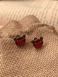 925 pure silver earrings for women stunning beautiful jewelry design red bear