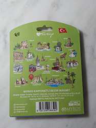 Belek Themed Customized UV Printed Plastic Base Sail Ship Shaped Fridge Magnet 7