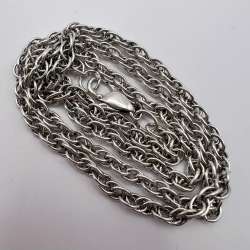 Vintage Sterling Silver 925 Women's Men's Jewelry Chain Necklace Marked 16.3 gr