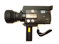Vintage Design / Canon 512 XL Electronic. Super 8 Movie Camera & Original Case /