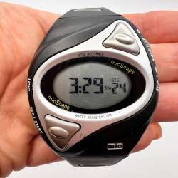 Mio Sport Smart Vintage Wrist Watch New Battery Heart Rate Monitor Alarm