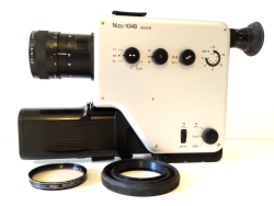 Vintage Design Braun Nizo 1048 macro. Super 8 Movie Camera & Origibal Case.