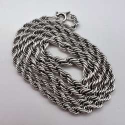 Vintage Sterling Silver 925 Women's Men's Jewelry Chain Necklace Marked 19.8 gr