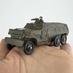 1980 Vintage USSR Military Vehicle Toy Model Truck Tank BTR Metal Original Box
