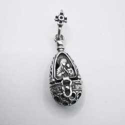 Vintage,Orthodox Pendant 925 Sterling Silver,Jewelry,Niche for Relics,Rare 3,15g