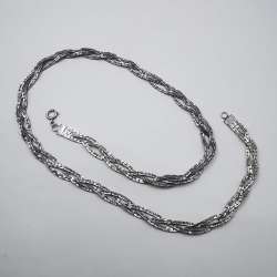 Vintage Women's Graceful Chain, Jewelry , 925 Sterling Silver, Signature, 29,31g