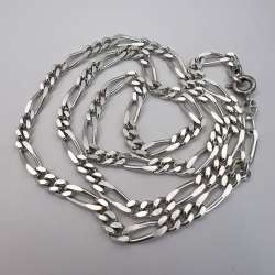 Fine Vintage Silver 925 Women's Men's Jewelry Chain Necklace Marked 16 gr