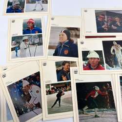 1977 Vintage Set 20 Photo Cards Sportsman Champions USSR World Olympics Europe