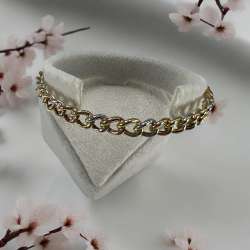 New Beautiful Model  14K Women's White &Rose &Yellow Bracelets  Bengel