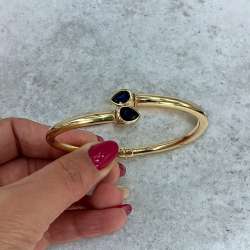 very beautiful & attractively 14K Gold Women's Bracelet With blue Sapphire stone