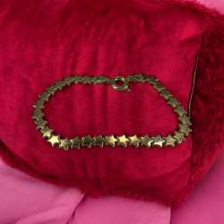 Women's Star Bracelet 14K Yellow Gold Distinctive And Beautifully