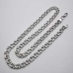 Vintage Unisex Statement Jewelry Chain, 925 Sterling Silver, Signature,  24,38g