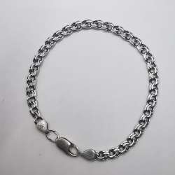 Vintage Unisex Bracelet Jewelry, 925 Sterling Silver, Handmade 9,2g