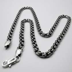 Vintage Unisex Statement Jewelry Chain, 925 Sterling Silver, Signature,  38,77g