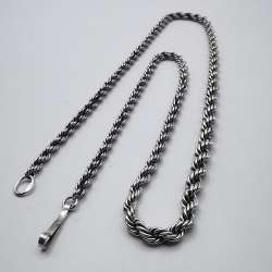 Vintage Unisex Statement Jewelry Chain, 925 Sterling Silver, Signature,  19,49g