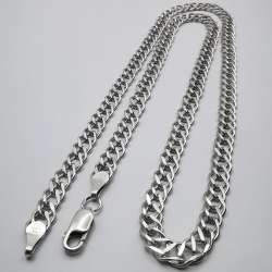 Vintage Unisex Statement Jewelry Chain, 925 Sterling Silver, Signature,  25,36g