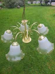 High-quality hanging lamp 5-armed ceiling light decorated vintage style H87/D.60