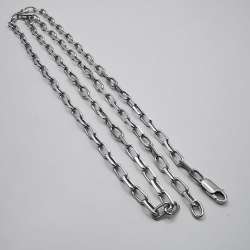 Vintage Unisex Statement Jewelry Chain, 925 Sterling Silver, Signature,  16,24g